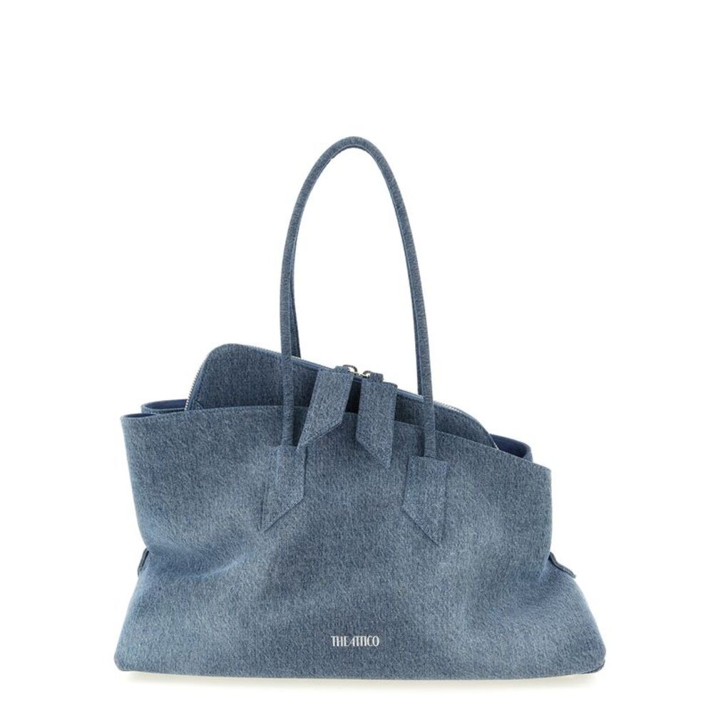 The Attico Blue Cotton Shoulder Women's Bag